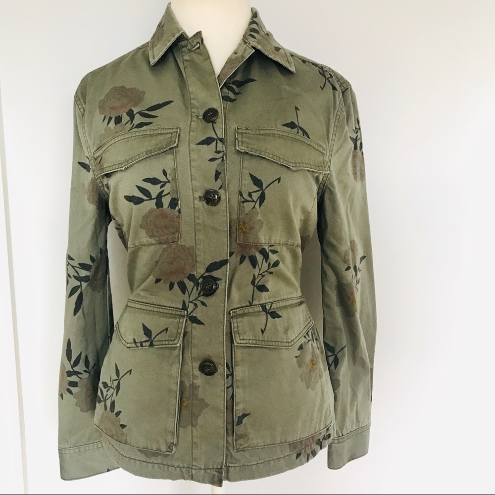 Jacket Size 4 green / camo type